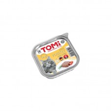 Tomi Kedi Kümes Hayvanı Ve Ciğerli Alüminyum Yaş Mama 100gr (pate)